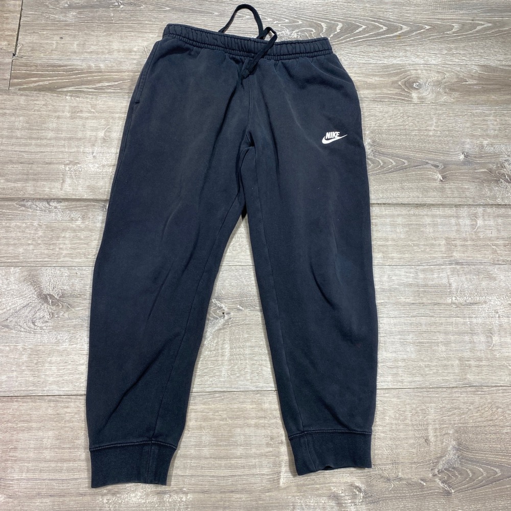 Nike Men Sweatpants Joggers Black Athletic Casual Lounge Size M